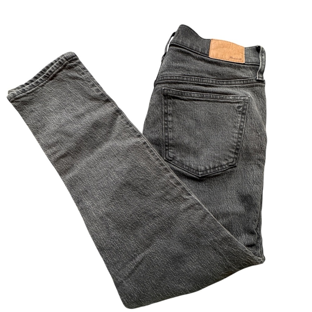 Madewell Women’s The Mid Rise Perfect Vintage Jean Black Wash Size 26 99% Cotton